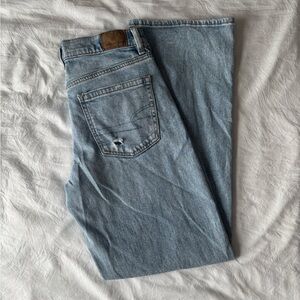 American Eagle Outfitters Light Blue Straight Jeans